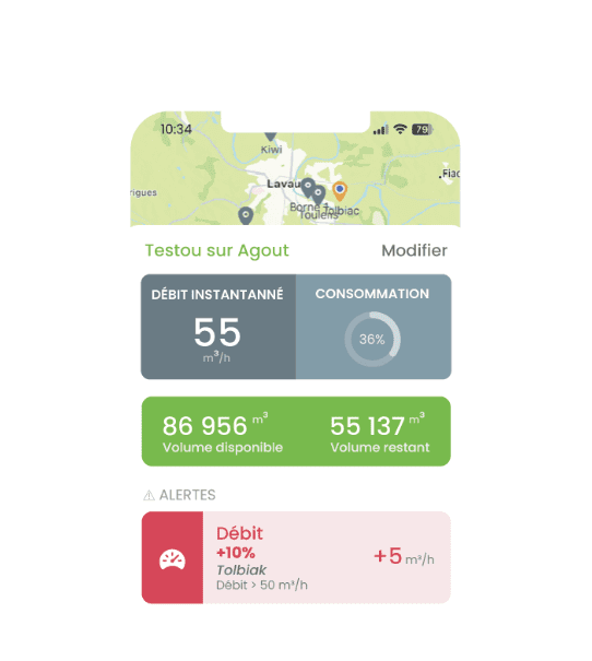 Application mobile irrigation Héléos